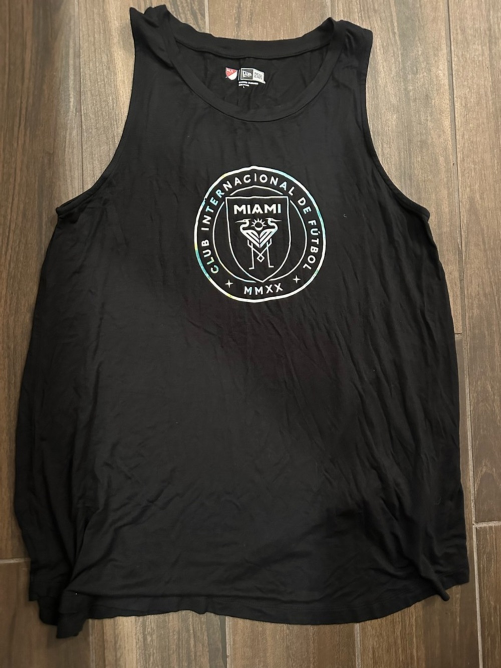 Intermiami Black MLS Crew Neck Tank top L